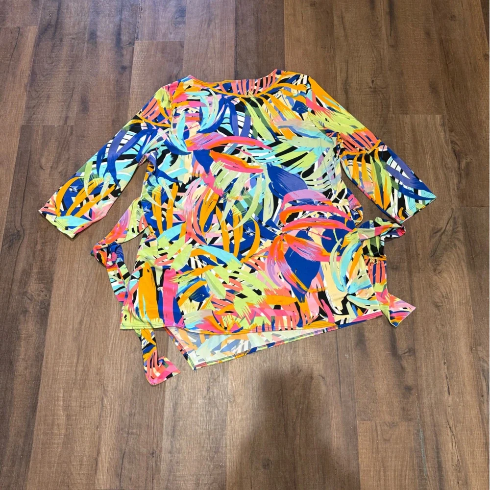 Bundle Slinky Brand Women Long Sleeve Blouses Sz(XL) - Picture 2 of 8